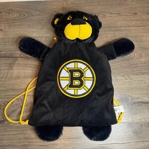 Black and Yellow Bruins (or Raiders) Bear Backpack